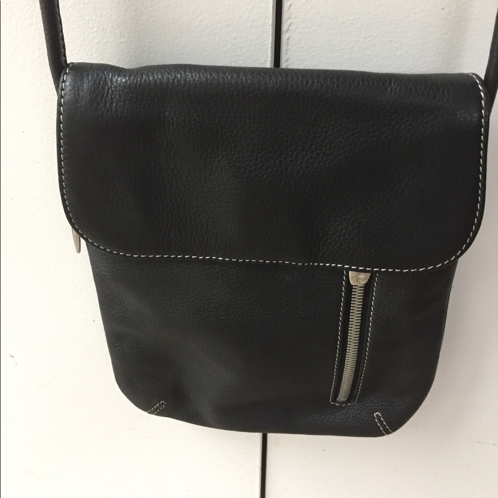 Leather Tignanello Italian crossbody.